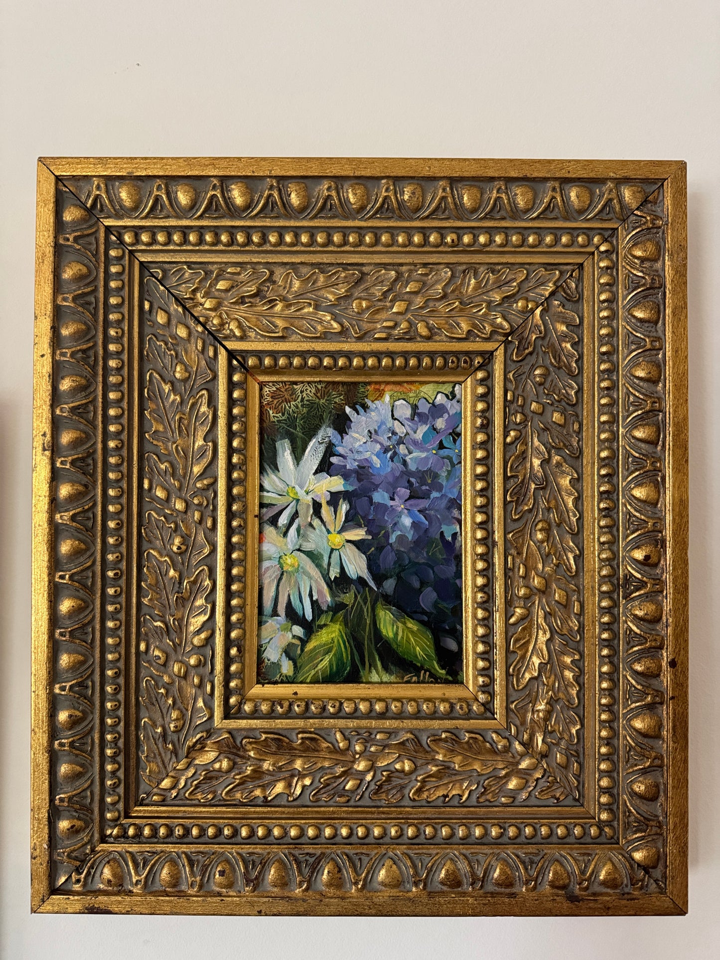 Daisies and Hydrangea
